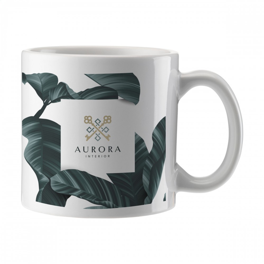 Full-colour mug white 23 cl. Mini with possibility to print, photo 2